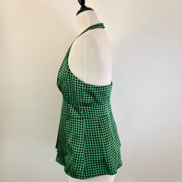 Nanette Lepore Silk Polka Dot Halter Top - Picture 4 of 11